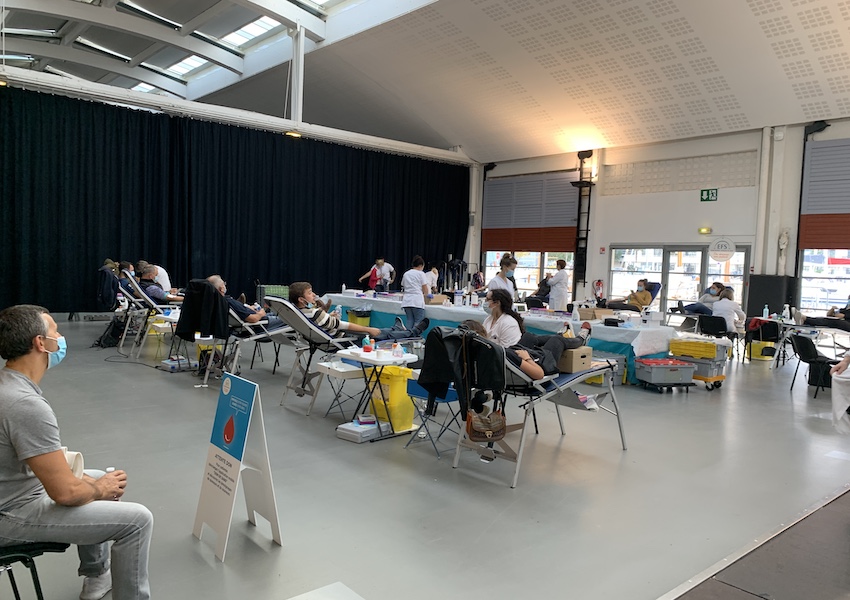 Image RECORD DE DON DU SANG BATTU À LA ROCHELLE