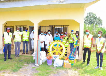 Image Produits d'hygiène au centre médical de Ntoum (Gabon)