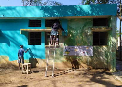 Image RÉNOVER DES ÉCOLES PRÈS DE PONDICHÉRY