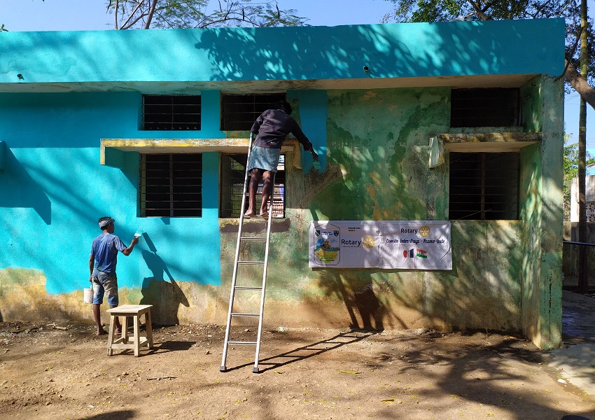 Image RÉNOVER DES ÉCOLES PRÈS DE PONDICHÉRY