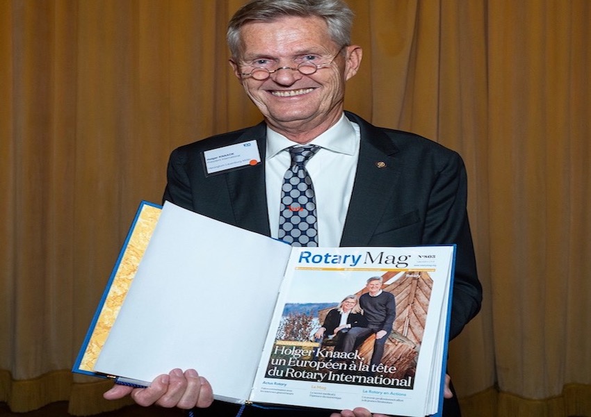 Image HOLGER KNAACK CÉLÈBRE LES 100 ANS DU ROTARY CLUB PARIS