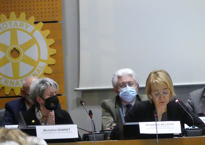 Image BÉNÉDICTE BELPOIS, PRIX LITTÉRAIRE DES ROTARY CLUBS DE LANGUE FRANÇAISE