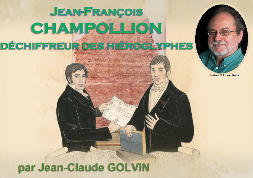 Image Jean-François Champollion, par Jean-Claude Golvin