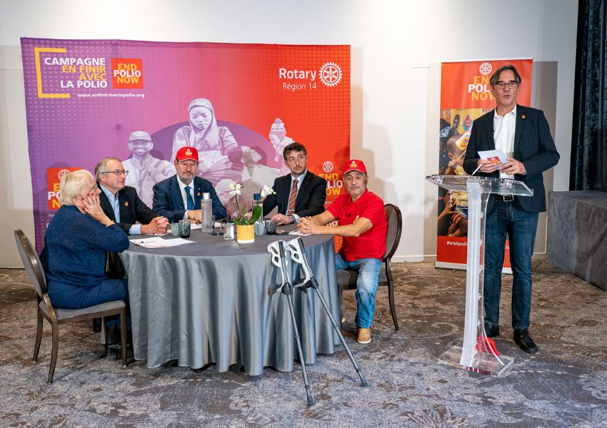 Image Conférence-débat sur l'éradication de la polio