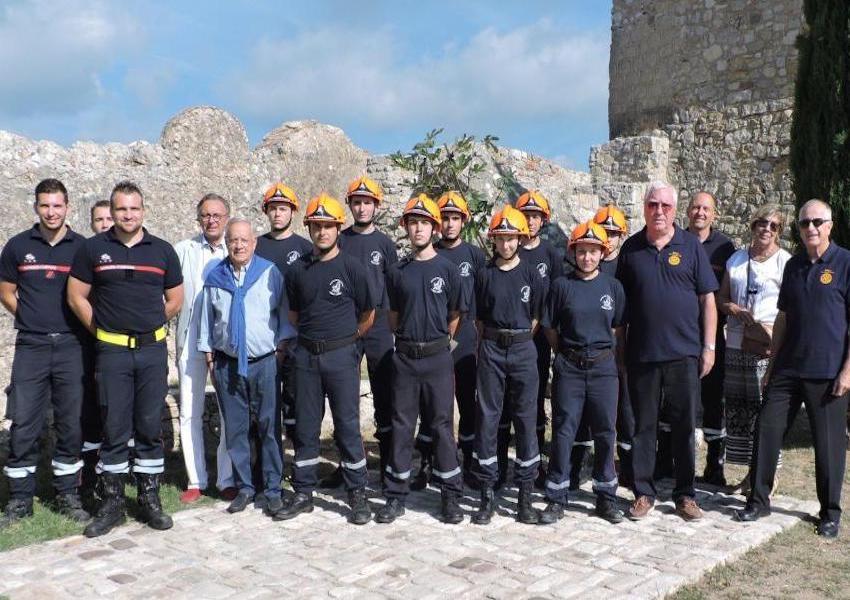 Image Action jeunesse avec les aspirants sapeurs pompiers