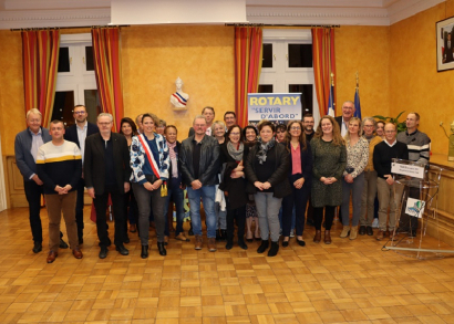 Image LA MAIRIE VALORISE L’ACTION ROTARIENNE