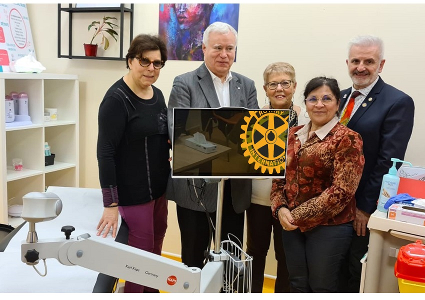 Image UN COLPOSCOPE POUR LA MAISON DES FEMMES