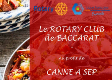 Soirée Paëlla au profit de l'association Canne à Sep