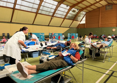 Image DON DU SANG : DES ROTARIENS INVESTIS À 100%