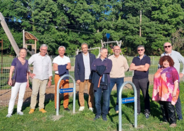 Des racks à vélos dans le Comtat Venaissin