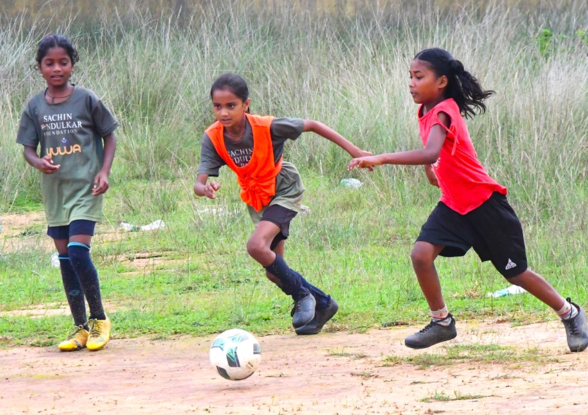 Image LE FOOTBALL FACILITE L’ÉMANCIPATION DE JEUNES INDIENNES