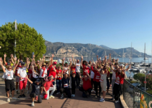 Image MARCHER CONTRE LA POLIO EN BORD DE MER