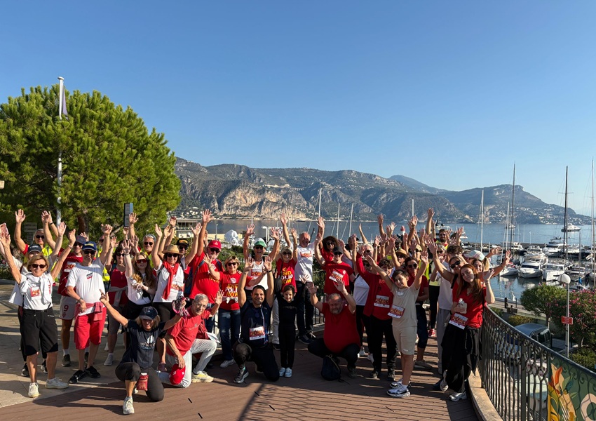 Image MARCHER CONTRE LA POLIO EN BORD DE MER