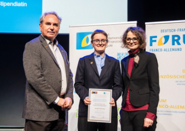 UNE BOURSE FRANCO-ALLEMANDE ENCOURAGE L’EXCELLENCE UNIVERSITAIRE