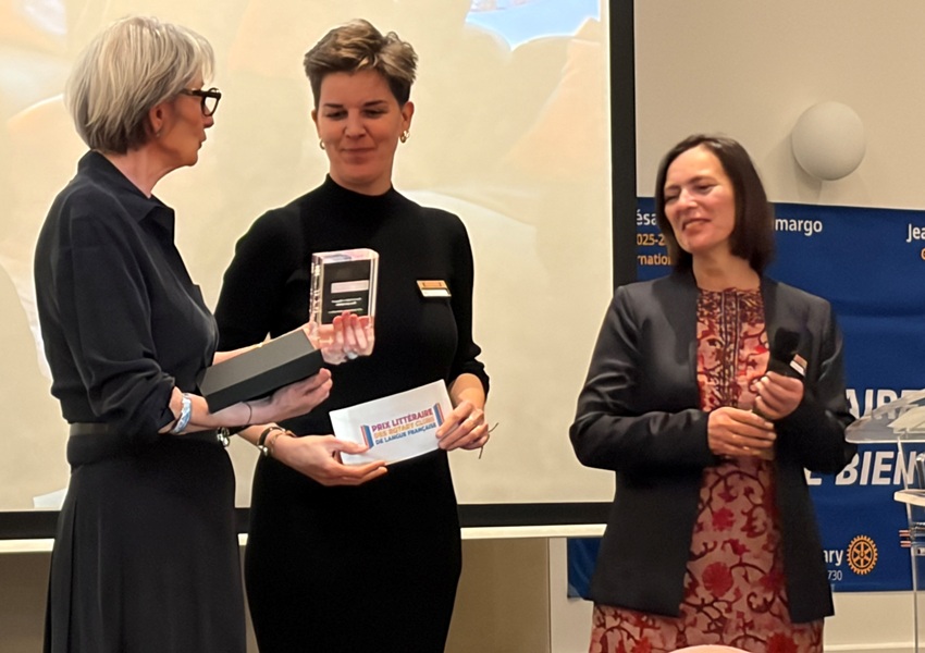Image CÉLINE BAGAULT, PRIX LITTÉRAIRE DES ROTARY CLUBS DE LANGUE FRANÇAISE