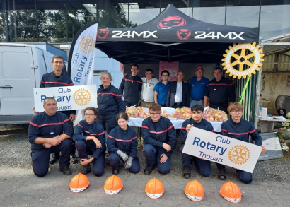 Image DES POMMES POUR SOUTENIR DES POMPIERS