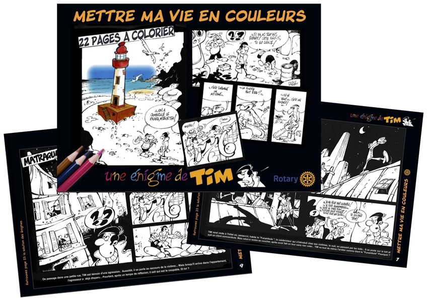 Image UN ALBUM DE COLORIAGE CRÉÉ POUR DES ENFANTS HOSPITALISÉS