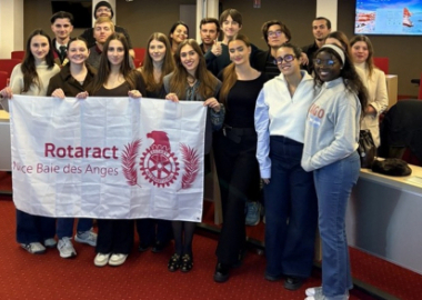 ROTARACT CLUB NICE BAIE DES ANGES : ILS ÉTAIENT 4, ILS SONT À PRÉSENT 37