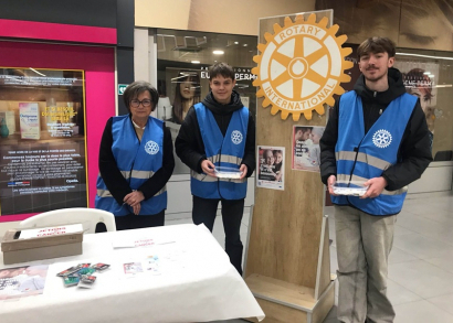 Image ROTARIENS ET LYCÉENS ENSEMBLE POUR JETONS LE CANCER