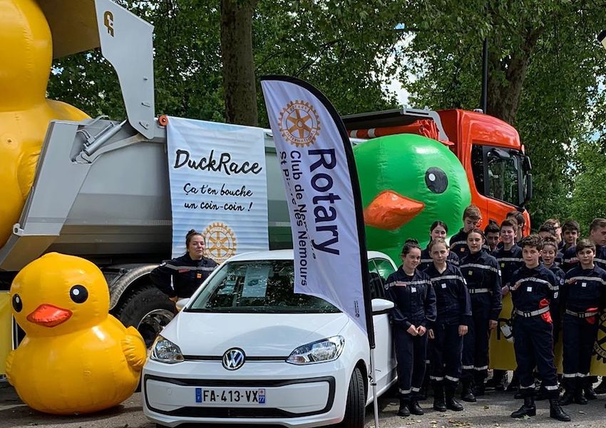 Image DUCKRACE JAUNE ET ROUGE