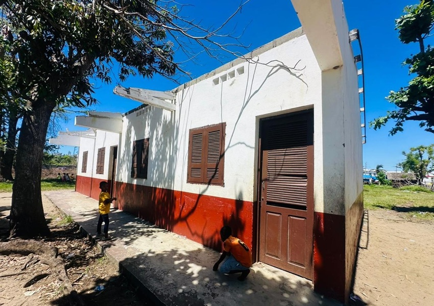Image UNE ÉCOLE RÉHABILITÉE APRÈS LE CYCLONE