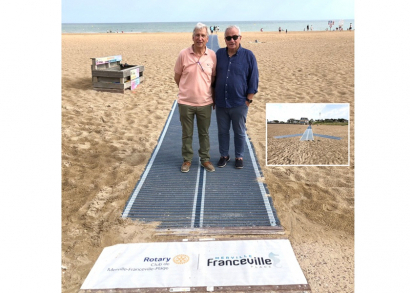 Image UN TAPIS POUR ACCEDER À LA MER