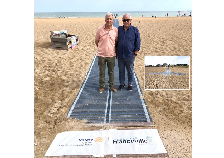 Image UN TAPIS POUR ACCEDER À LA MER