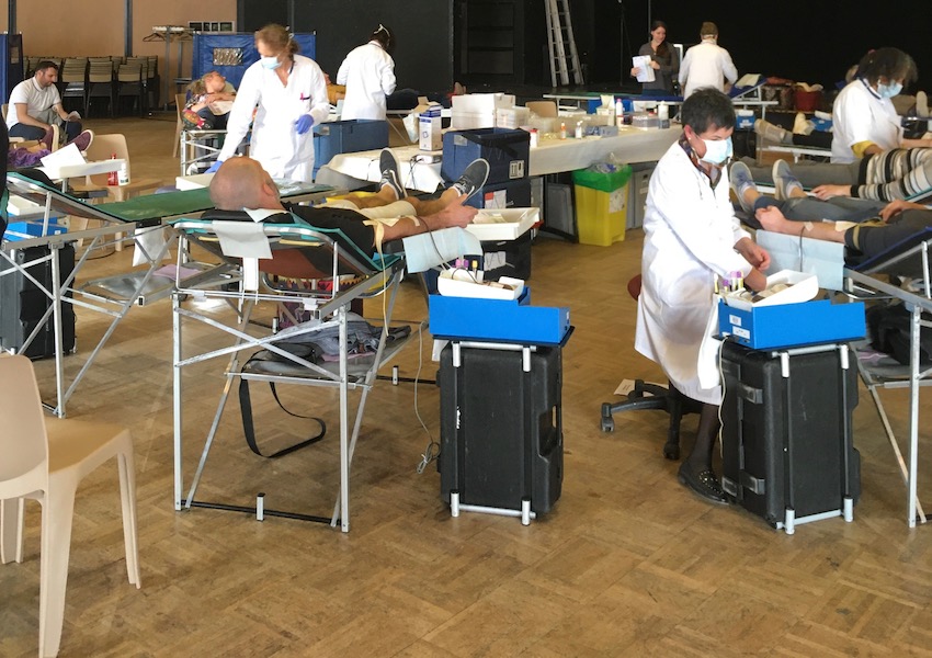 Image En pleine pandémie, collecte de sang à Montceau-les-Mines