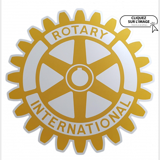 ROUE RIGIDE ROTARY INTERNATIONAL - 50CM