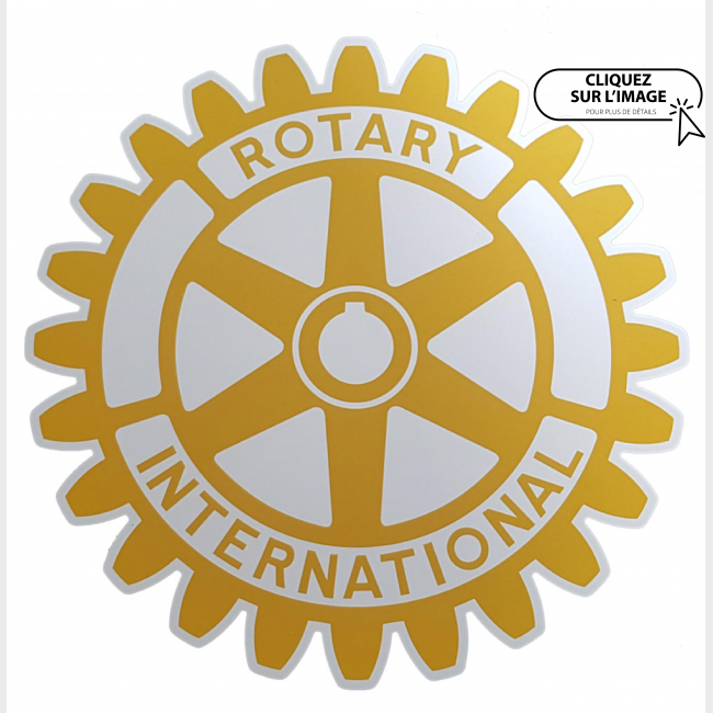 Roue rigide Rotary International - 80cm