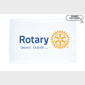 Drapeau Rotary club personnalisé 60x90