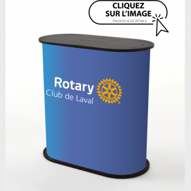 Comptoir Rotary club personnalisé