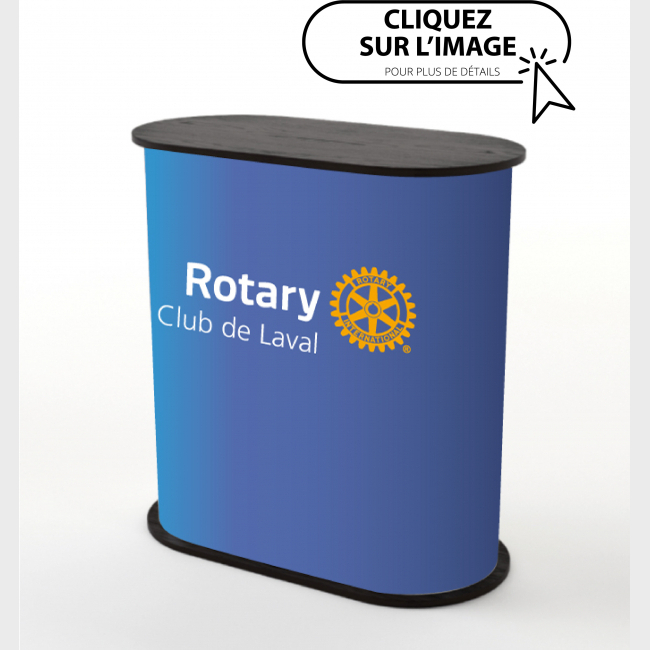 Comptoir Rotary club personnalisé
