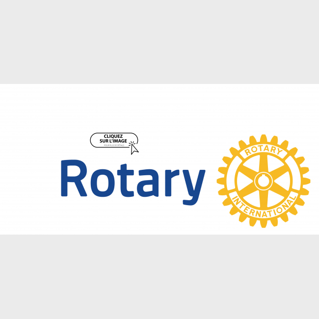 Autocollant Rotary 4cmx10cm. Lot de 100 pièces