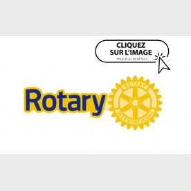 Insigne Rotary aimanté 1,2 cmX0.71cm Lot de 50 pièces en stock !