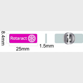 INSIGNE ROTARACT (PAR 50)  en stock