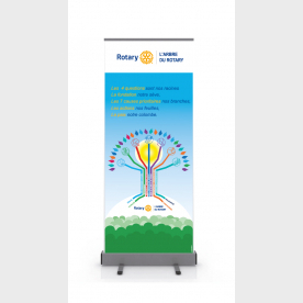 ROLL UP - Kakémono L'arbre du Rotary