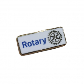 Insigne officiel du Rotary-EN STOCK ! (lot 50 ex) BLANC OU BLEU