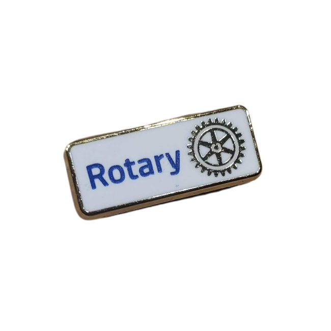Insigne officiel du Rotary-EN STOCK ! (lot 50 ex) BLANC OU BLEU