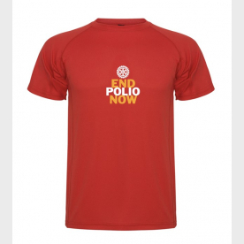 TEE SHIRT TECHNIQUE END POLIO NOW