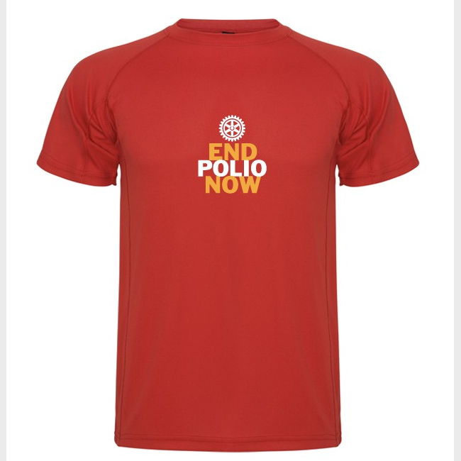 TEE SHIRT TECHNIQUE END POLIO NOW