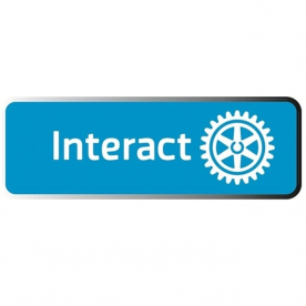 Insigne Interact (par 25) Rupture. Disponible à partir du 7 octobre.