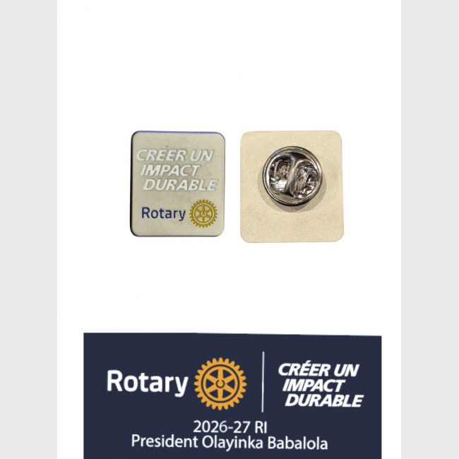 Insigne Message présidentiel 26-27 (lot 50 ex)