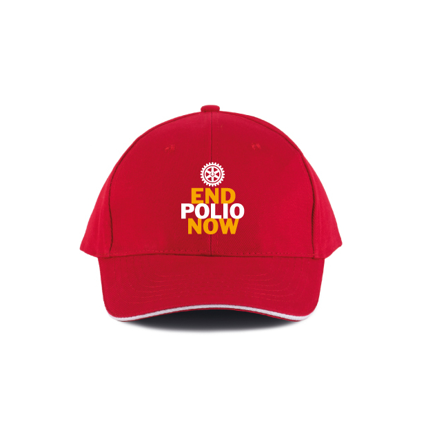 Casquette End Polio Now - à partir de 10 pièces