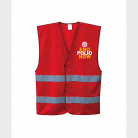 Gilet de prévention End Polio Now - à partir de 10 pièces