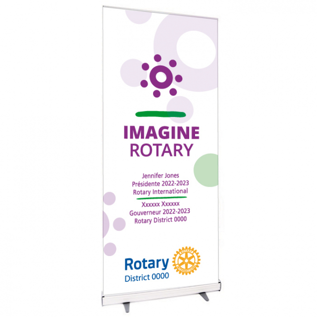 Kakémono Rotary Thème Jennifer JONES 2022 2023