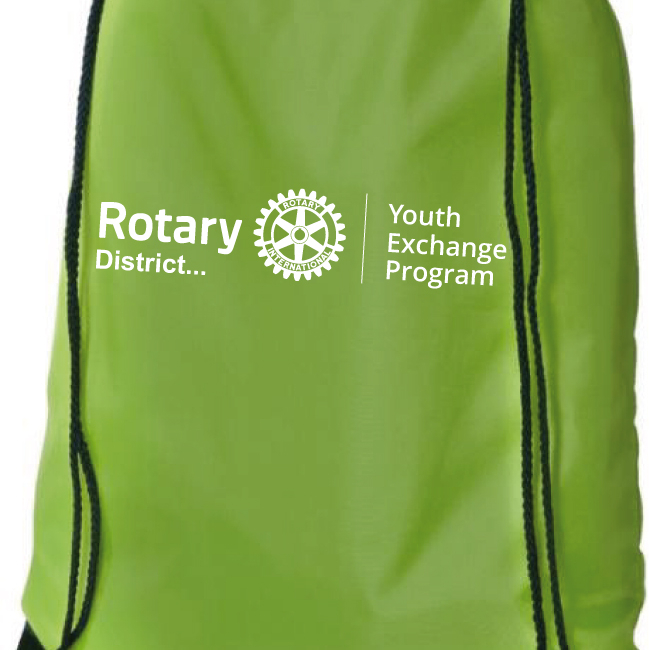 Sac gym Rotary Youth Exchange - pack 100 ex