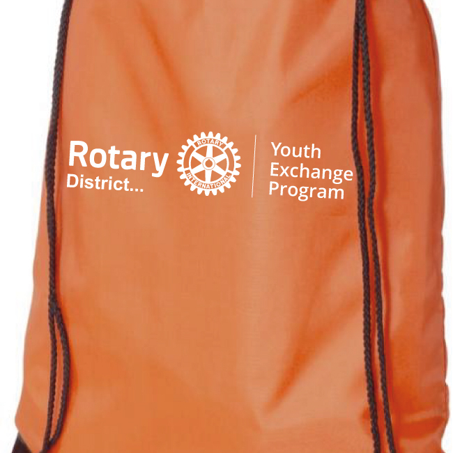 Sac gym Rotary Youth Exchange - pack 100 ex