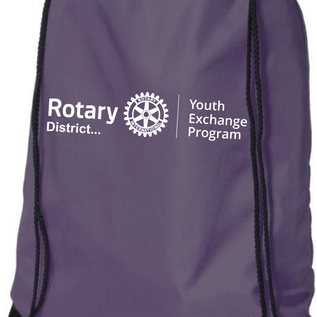 Sac gym Rotary Youth Exchange - pack 100 ex