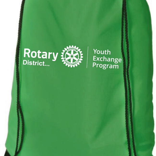 Sac gym Rotary Youth Exchange - pack 100 ex